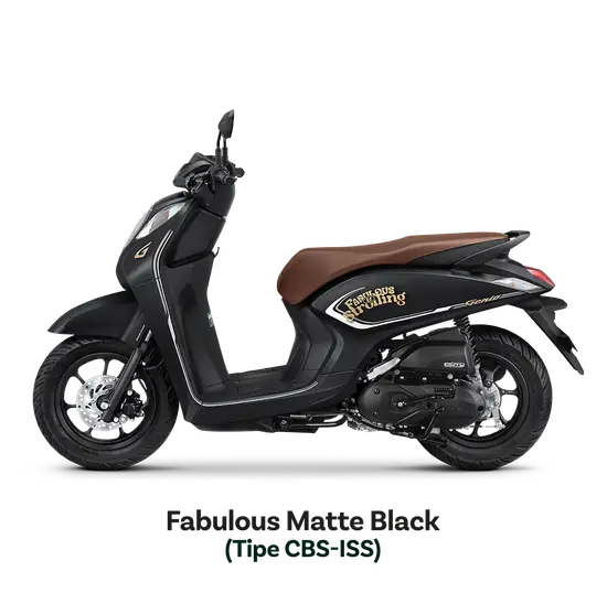 Motor Honda Genio CBS-ISS Hitam